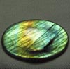 New Madagascar - LABRADORITE - Oval Cabochon Huge size - 30x49 mm Gorgeous Strong Multy Fire